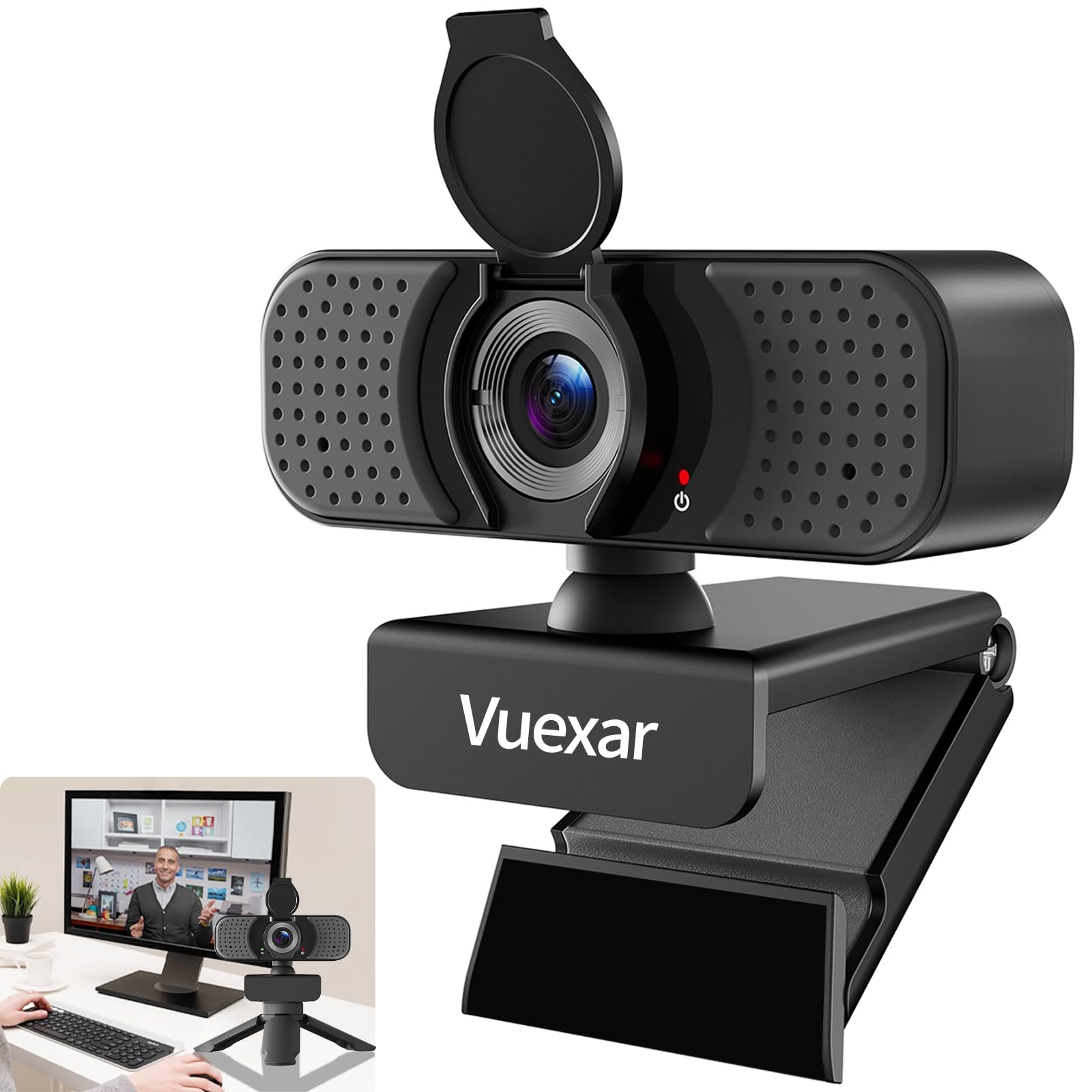 Amazon.com: Vuexar 2K Webcam with Microphone, Web Camera